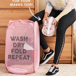 NWT VICTORIA'S SECRET PINK LAUNDRY BASKET